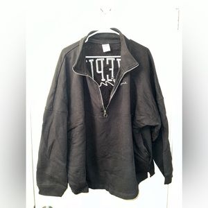 Pink Quarter Zip Sweatshirt